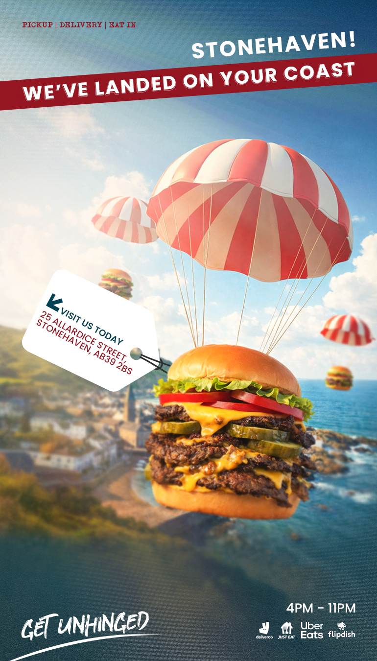 Beef King in Stonehaven Beef King now open in Stonehaven